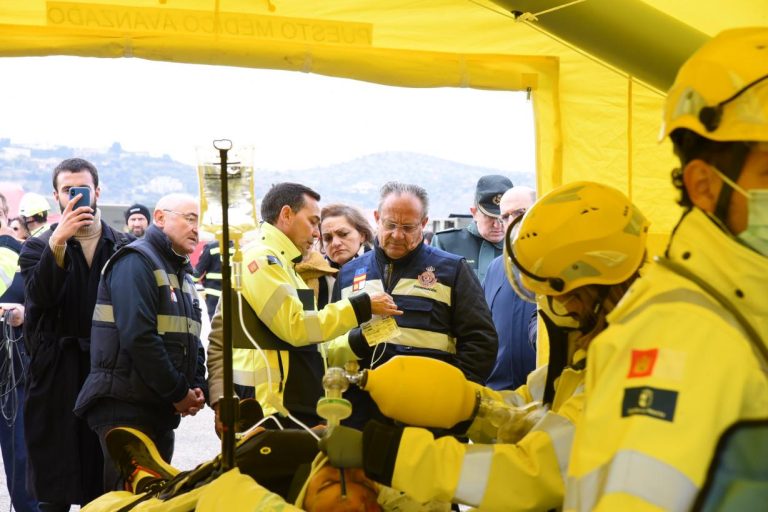 El Gobierno regional moviliza más de 50 vehículos y cerca de 200 personas para realizar el primer simulacro frente al riesgo radiológico