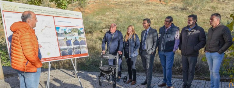 Inaugurado el tramo de la CR-5044 a CR-5011 en San  Lorenzo de Calatrava, “una actuación esencial para las comunicaciones de  la comarca, de interés sanitario y educativo”