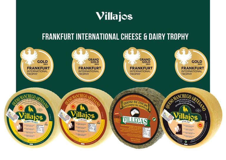 Quesos Villajos cierra 2022 con cinco broches de oro internacionales