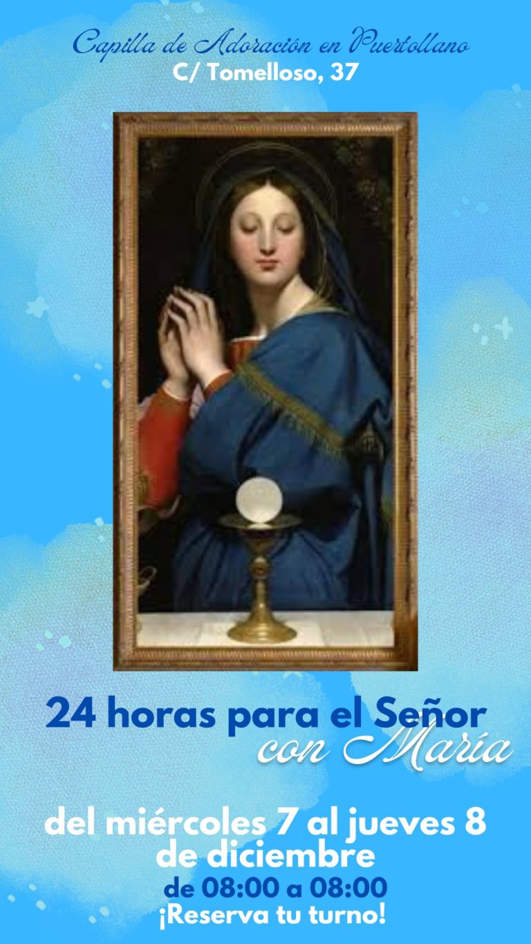 La parroquia de San Juan Bautista de Puertollano celebra una jornada de adoración eucarística de 24 horas