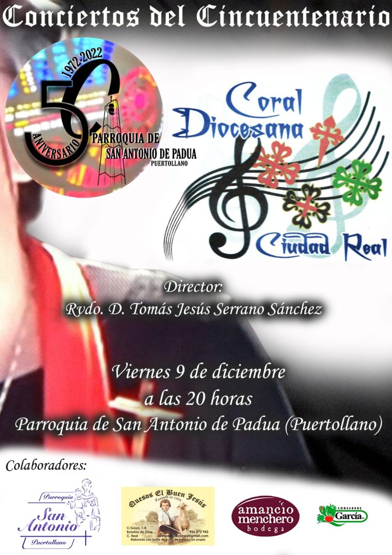 Puertollano: La Coral Diocesana pondrá la nota final en la parroquia de San Antonio de Padua