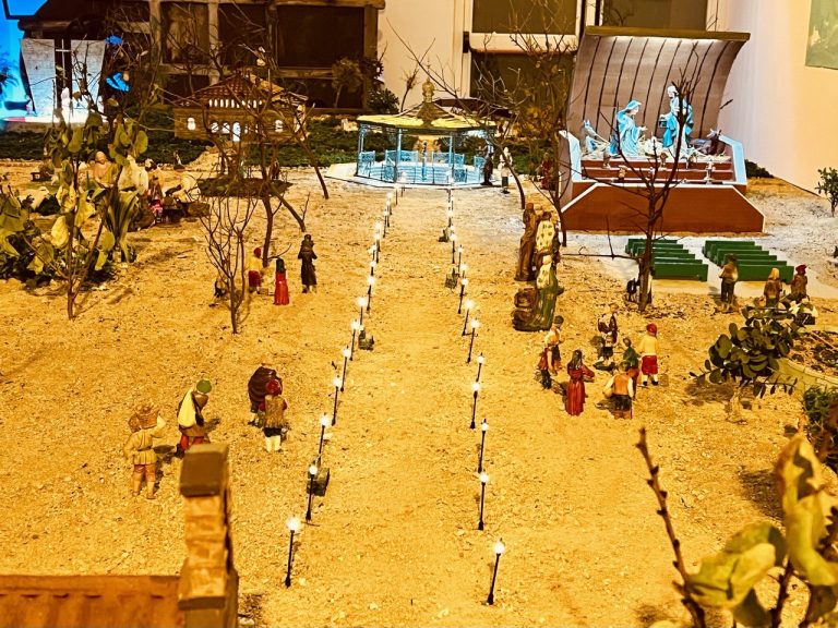 Portus Planus sorprende con un bello y emocionante belén que recrea el antiguo Paseo de San Gregorio de Puertollano