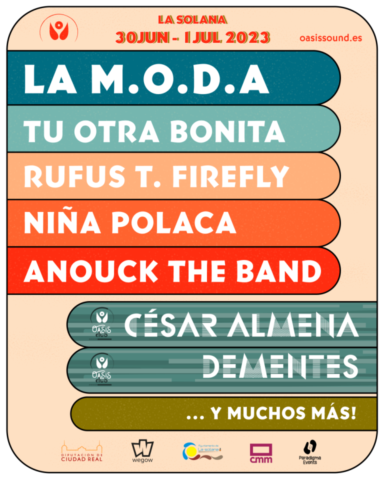 Oasis Sound anuncia su primer avance con la presencia de LA M.O.D.A. como cabeza de cartel