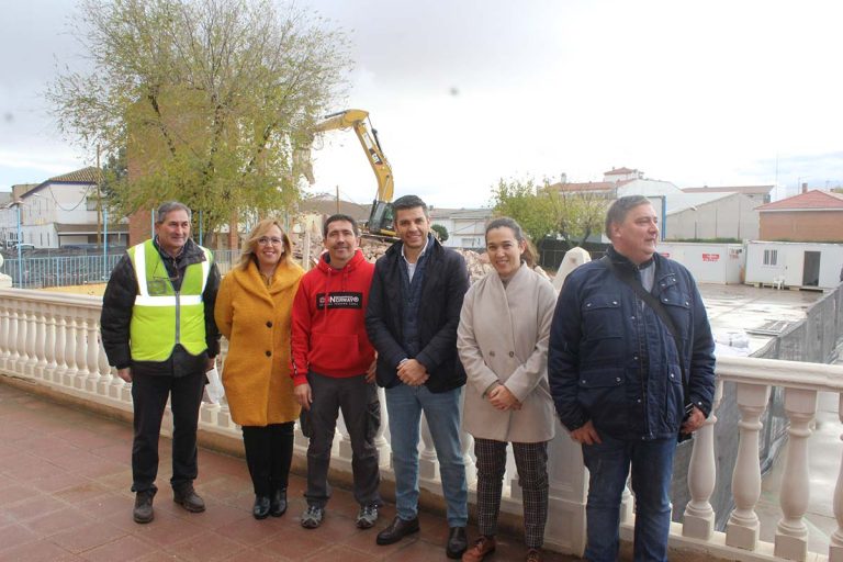 El Gobierno de Castilla-La Mancha inicia las obras del nuevo gimnasio cubierto en el CEIP ‘Sagrado Corazón’ de Campo de Criptana