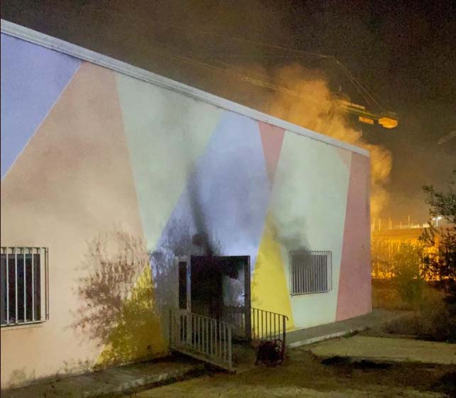 Puertollano: Incendio en la antigua guardería Dulcinea