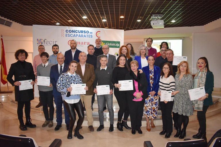 La Cámara de Comercio de Ciudad Real y FECIR entregan los premios del Concurso de Escaparates Navideños