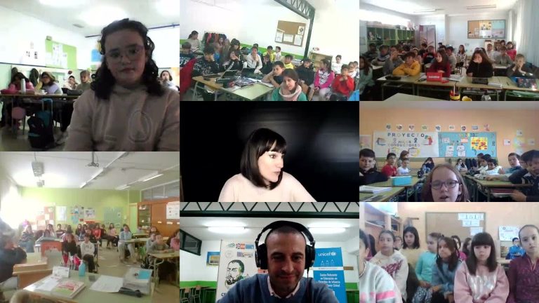 Irene Villa, junto a los más pequeños de Valdepeñas y Mudela en la lucha por la inclusión