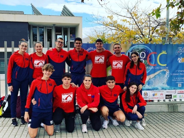 Dos Oros y seis finales para el Club Natación Ciudad Real en el XIX Trofeo Internacional de Castellón