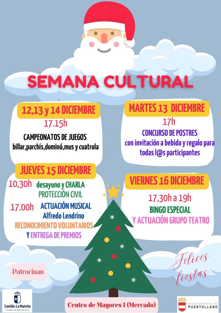 Puertollano: El Centro de Mayores I celebra su semana cultural