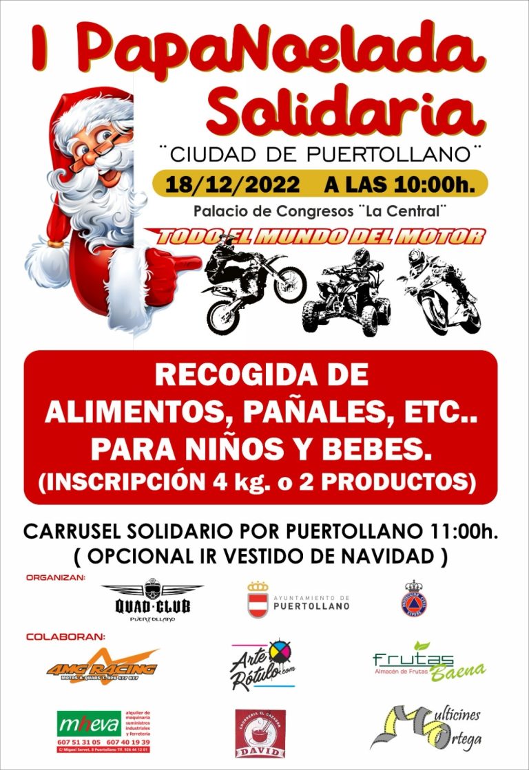 Moteros y amantes del motor organizan el primer carrusel solidario por las calles de Puertollano