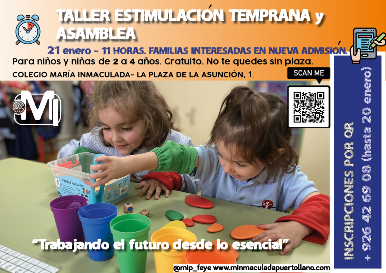 El colegio María Inmaculada de Puertollano organizará talleres lúdicos para compartir metodologías innovadoras