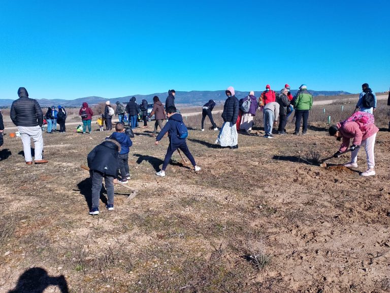 Plantación por la paz en el Parque Nacional de las Tablas de Daimiel