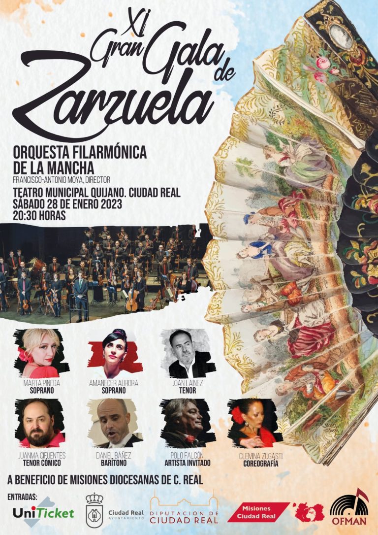 XI Gran Gala de Zarzuela de la Orquesta Filarmónica de la Mancha