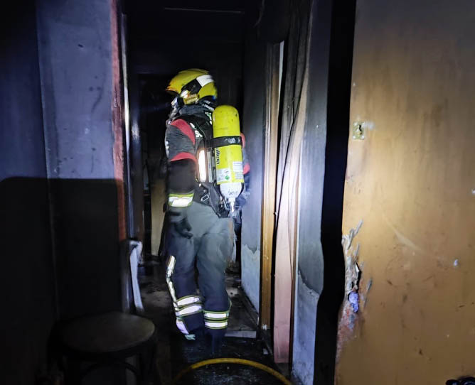 Puertollano: Incendio en el sórdido Joan Miró 14