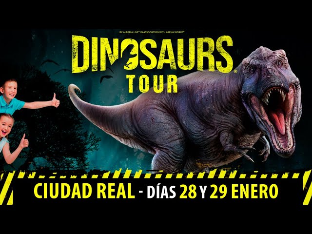 Dinosaurs Tour, la mayor exposición de dinosaurios animatrónicos, llega a Ciudad Real