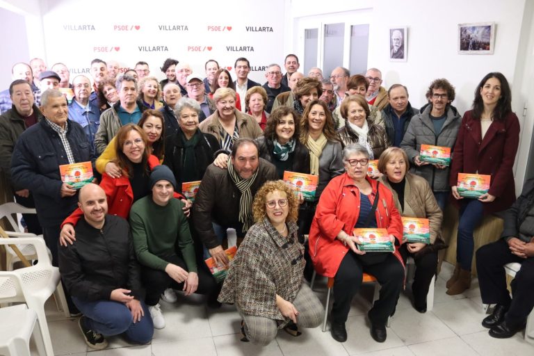 Caballero: “Los hombres y mujeres que estos 40 años representaron al PSOE en Villarta lo hicieron desinteresadamente y dan impulso a su alcaldesa”