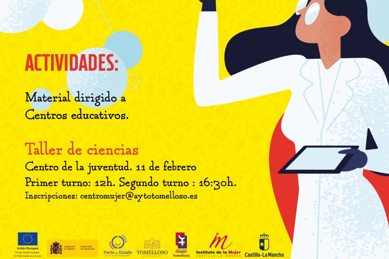 La concejalía de Igualdad celebrará el 11 de febrero el Día de la Mujer y la Niña en la Ciencia