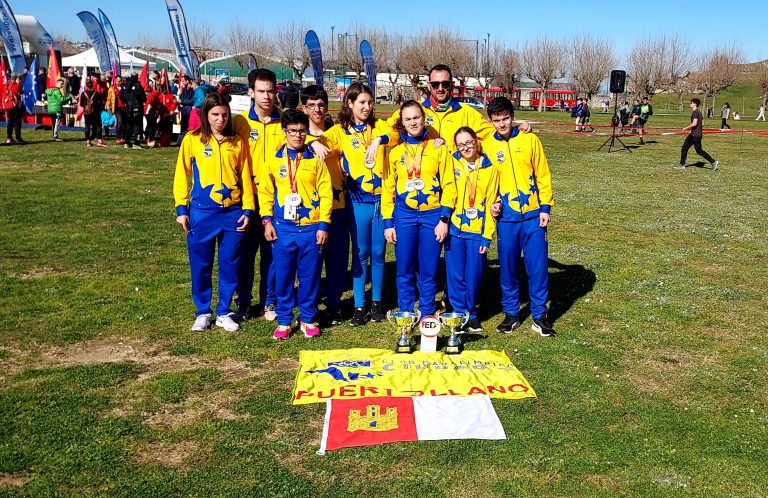 Gran actuación de los atletas del Club Paralímpico Puertollano en el Campeonato de España de Campo a Través FEDDI 