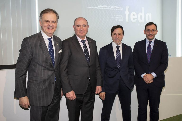 Globalcaja arropa a la Confederación de Empresarios de Albacete en la reelección de su presidente