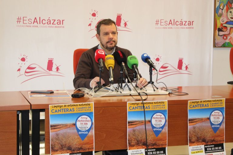 Las VI Jornadas de Voluntariado de la concejalía de Medio Ambiente se centrarán en las canteras del Camino de Criptana