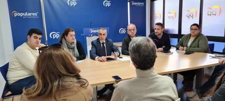 Puertollano: Los comerciantes del Paseo del Bosque y calle Ancha trasladan al candidato del PP sus temores por las consecuencias de las obras
