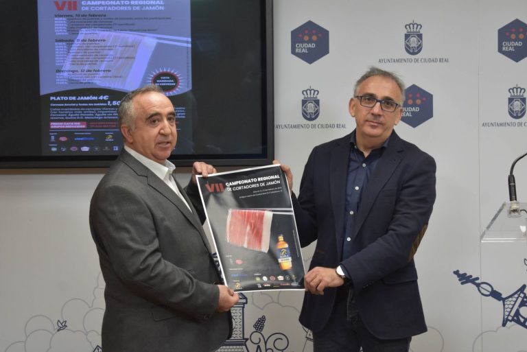 Ciudad Real acogerá los días 10, 11 y 12 de febrero el VII “Campeonato regional de cortadores de jamón” en el Antiguo Casino