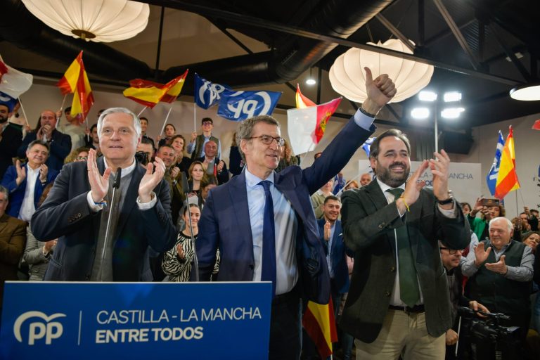 Cañizares (PP) lanza su candidatura en Ciudad Real arropado por Feijóo y augurando sendas victorias propias y de Núñez