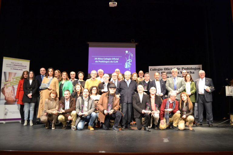El Colegio Oficial de Podólogos de Castilla-La Mancha conmemora sus 20 años de andadura 
