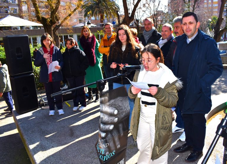 Manos Unidas y niños de los colegios concertados de Puertollano, implicados por una sociedad más justa