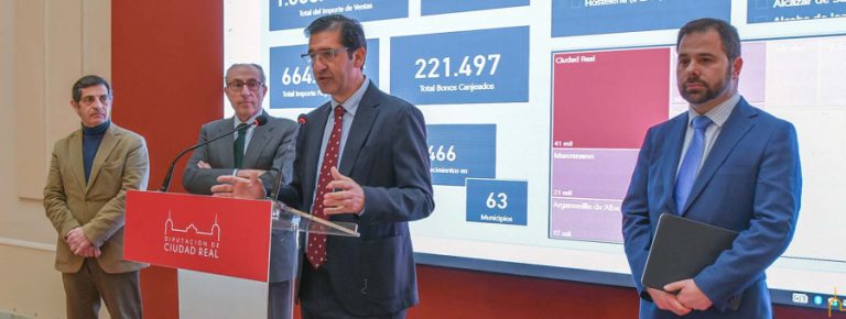 Caballero anuncia una inversión de 3 millones de  euros para impulsar la digitalización y favorecer el comercio local con  la campaña “Digitalízate”