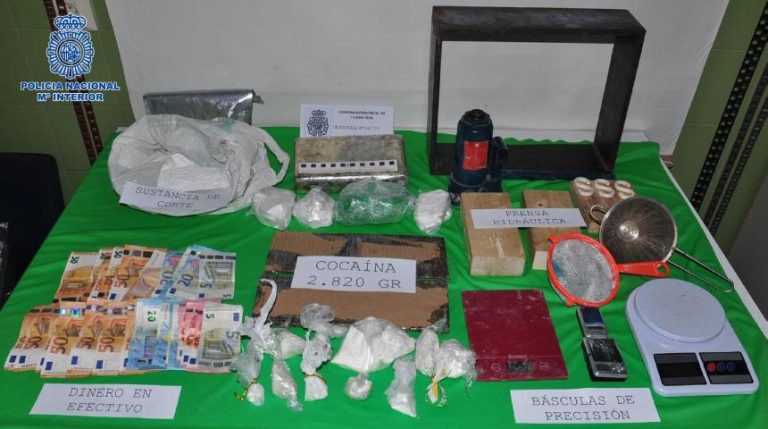 La Policía Nacional desmantela una organización criminal de origen dominicano dedicada a la distribución de cocaína en Ciudad Real