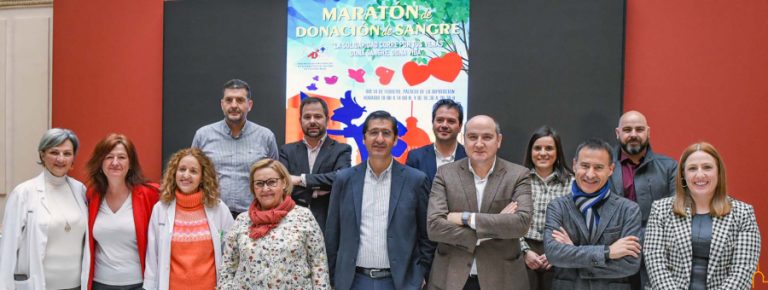Caballero agradece la generosidad ciudadana y la profesionalidad de los sanitarios en el Maratón de Donaciones de Sangre que ha acogido la Diputación