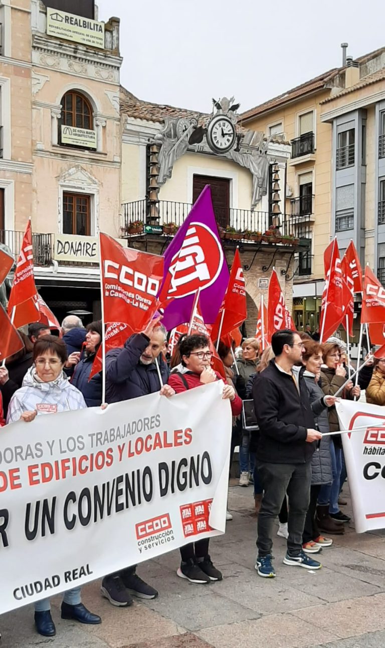 Las trabajadoras de la limpieza de Ciudad Real vuelven a las calles