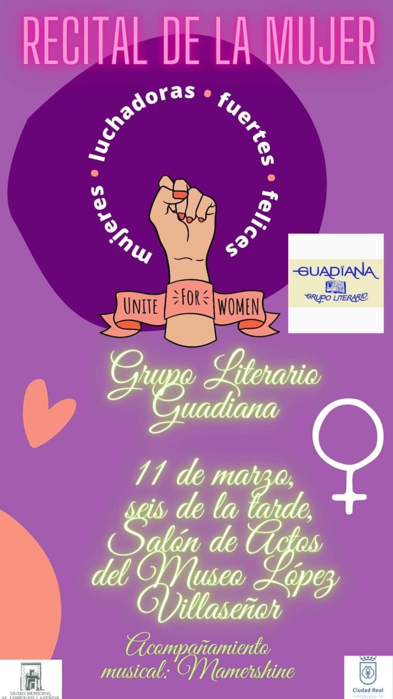 El Grupo Guadiana organiza un recital poético-musical con motivo del Día de la Mujer
