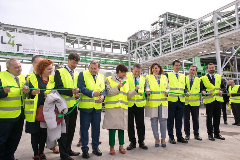Life For Tyres inaugura en Puertollano la planta pionera en Europa que convertirá en biocombustible el 9% de neumáticos usados en España