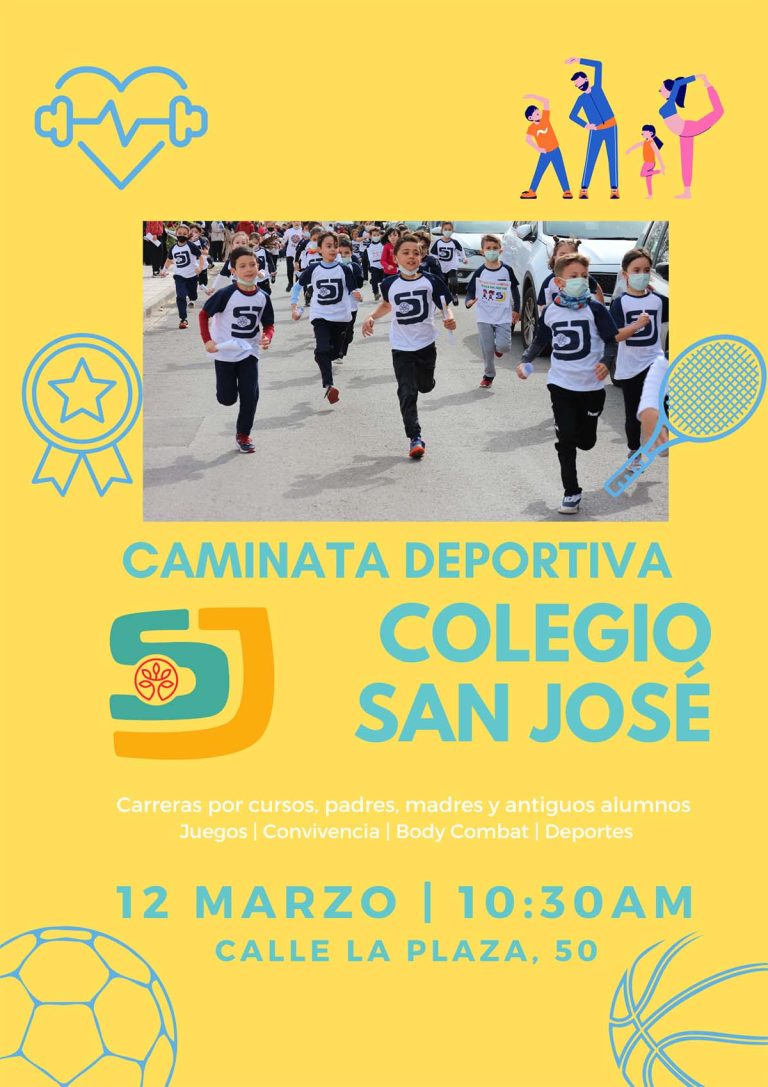 El Colegio San José de Puertollano celebrará el 12 de marzo su tradicional Caminata Deportiva