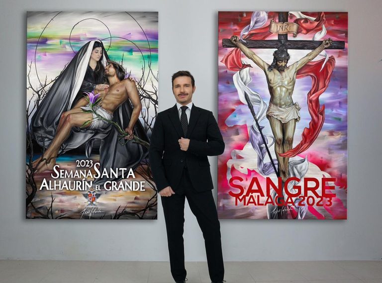 Jesús Calzada, primer artista castellano-manchego en firmar tres carteles de la Semana Santa de Andalucía