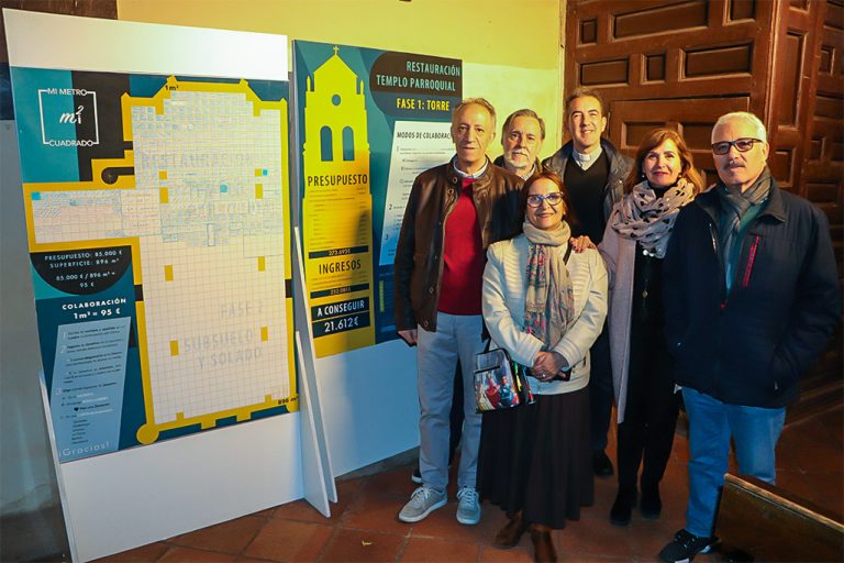 ‘Torre de Damas’ de Puertollano entrega 1.710 euros para las obras del suelo y subsuelo de la iglesia de Almodóvar