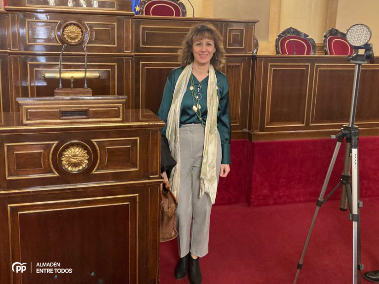 Raquel Jurado, candidata del PP a la Alcaldía de Almadén