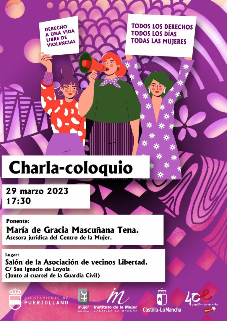 El Centro de la Mujer organiza una charla coloquio sobre el derecho de la mujer a una vida libre de violencias