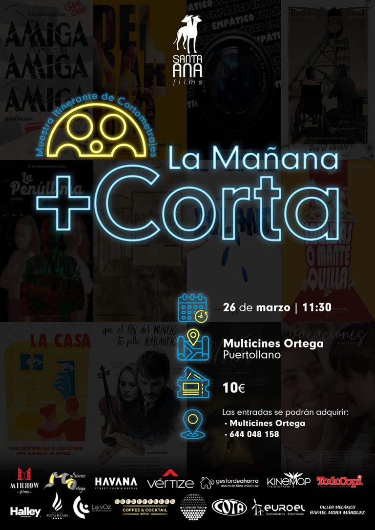 Puertollano acoge una nueva edición de la muestra de cortometrajes «La mañana más corta»