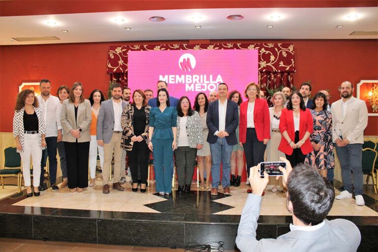Juventud, trayectoria profesional e ilusión por construir una Membrilla mejor, distintivos de la candidatura del PSOE a la alcaldía que lidera Elena Moraleda