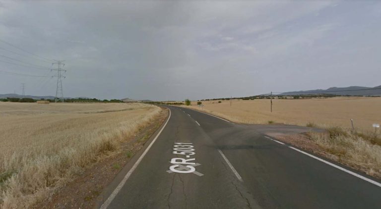 Puertollano: Fallece un camionero en accidente de tráfico en la carretera del Villar