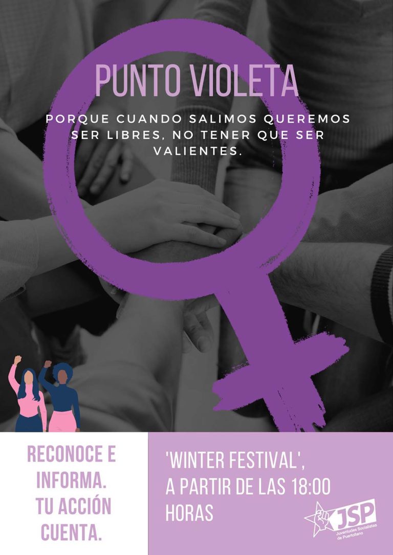 Juventudes Socialistas de Puertollano instalará un punto violeta en el Winter Festival