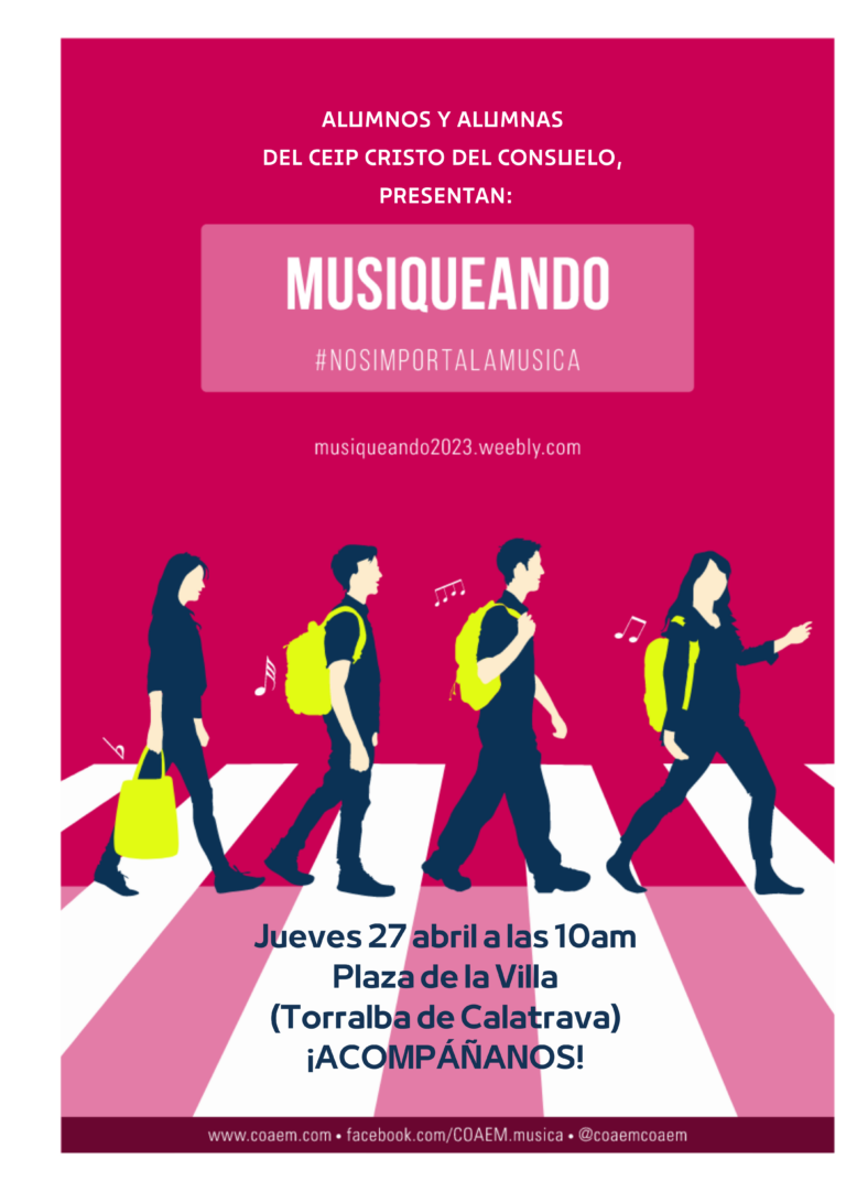 El CEIP Cristo del Consuelo se suma a la fiesta de la música ‘Musiqueando 2023’