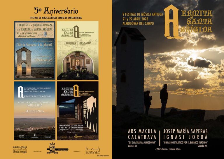 El próximo 21 de abril arranca el V Festival de Música Antigua en la ermita de Santa Brígida de Almodóvar del Campo