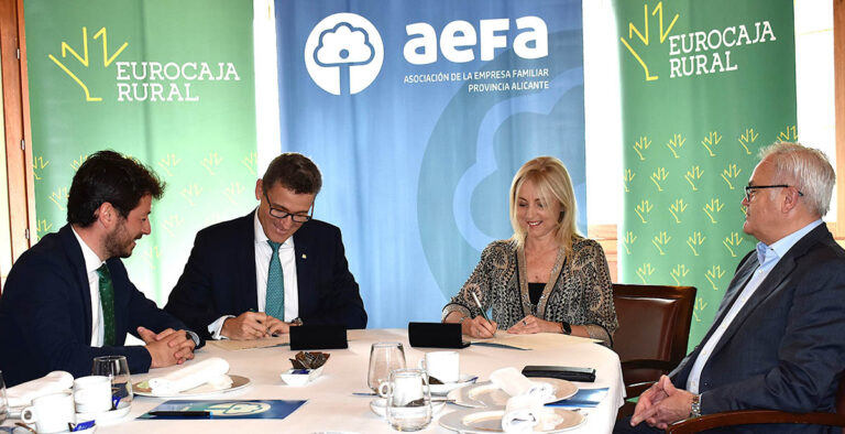 Eurocaja Rural y AEFA se alían para fortalecer a la empresa familiar de la provincia y fomentar la formación de sus empresarios