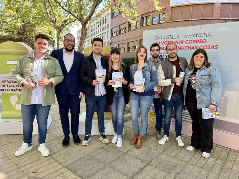 Juventudes Socialistas inicia precampaña en Puertollano contrastando «la papeleta de Page para avanzar frente a los sobres de Paco Núñez y Vox para mercadear”  