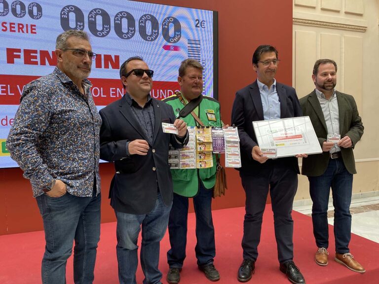 La ONCE otorga reconocimiento a Fenavin con la emisión de 5 millones de cupones que ya están a la venta