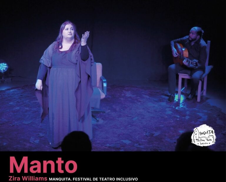 ‘Manto’, de Zira Williams, dentro del VIII Festival Visibles [arte inclusivo]en Teatro de La Sensación de Ciudad Real